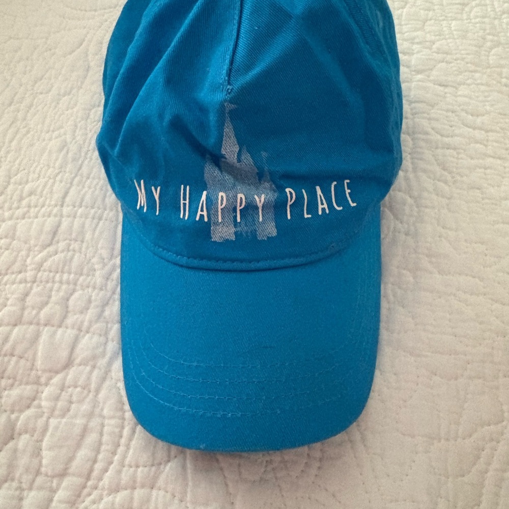 Blue 'My Happy Place' Cap